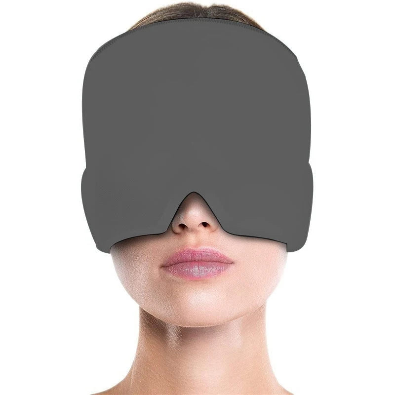 For Pressure Relieve Pain Relief Headgear Migraine Relief Cap Gel Ice Cap Cold Compress Therapy Cap Ice Head Wrap Pack Eye Mask
