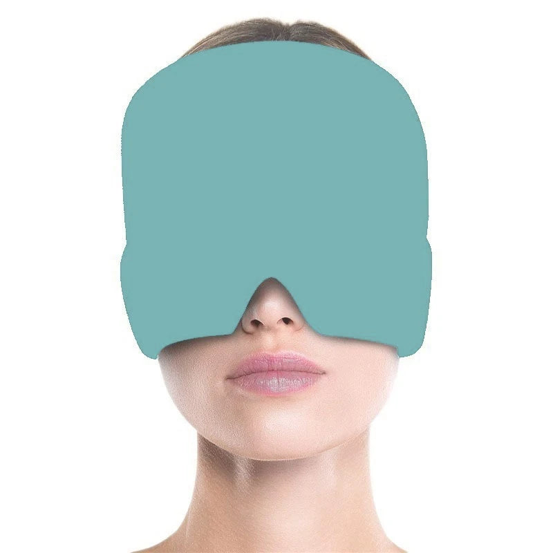 For Pressure Relieve Pain Relief Headgear Migraine Relief Cap Gel Ice Cap Cold Compress Therapy Cap Ice Head Wrap Pack Eye Mask